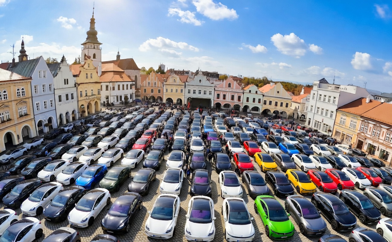 Elektro sraz elektrických automobilů